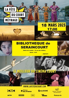 Biblioseraincourt95 - Affiche Fête du court métrage 2023