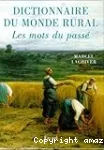 Dictionnaire du monde rural