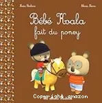 Bébé Koala fait du poney