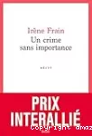 Un crime sans importance